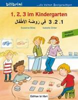 Hueber 1, 2, 3 im Kindergarten. Kinderbuch Deutsch-Arabisch