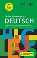 PONS GroÃŸes SchulwÃ¶rterbuch Deutsch