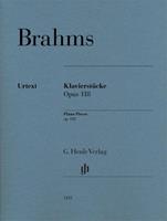 Johannes Brahms Brahms, Johannes - Pièces pour piano op. 118