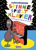 Carlsen Spinne spielt Klavier