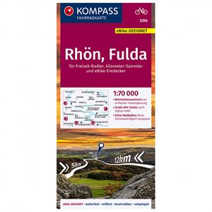 Kompass-Karten KOMPASS Fahrradkarte 3356 Rhön, Fulda 1:70.000