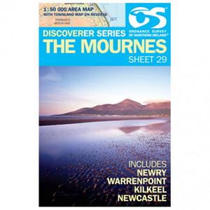 Ordnance Survey The Mournes - Wandelkaart Ausgabe 2018