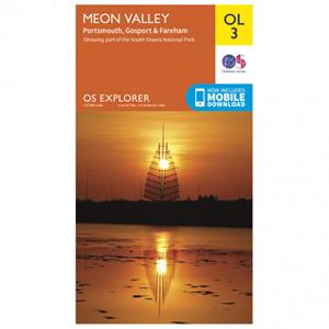 Ordnance Survey Meon Valley, Portsmouth, Gosport & Fareham Areas Outdoor - Wandelkaart Ausgabe 2015