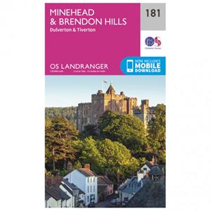 Ordnance Survey Minehead / Brendon Hills - Wandelkaart Ausgabe 2016