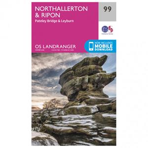 Ordnance Survey Northallerton / Ripon - Wandelkaart Ausgabe 2017