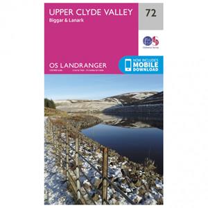 Ordnance Survey Upper Clyde Valley - Wandelkaart Ausgabe 2016