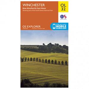 Ordnance Survey Winchester / New Alresford / East Meon Outdoor - Wandelkaart Ausgabe 2015