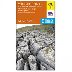 Ordnance Survey OL2 Yorkshire Dales Southern and Western Area Map - Karten