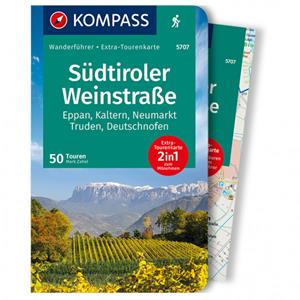 Kompass-Karten KOMPASS Wanderführer Südtiroler Weinstraße, 50 Touren