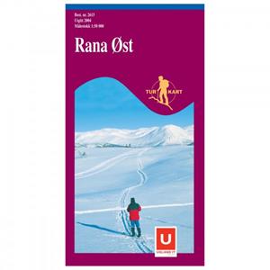 Nordeca - Wander-Outdoorkarte: Rana Øst 1/50 - Wanderkarte Auflage 2004