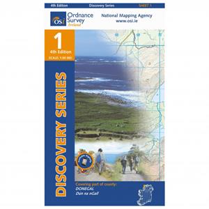 Ordnance Survey Ireland Donegal (Nw) - Wandelkaart 2012 Auflage