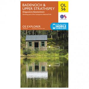 Ordnance Survey Badenoch / Upper Strathspey / Kingussie Outdoor - Wandelkaart Ausgabe 2015
