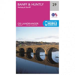 Ordnance Survey Banff / Huntly - Wandelkaart Ausgabe 2016