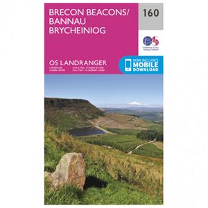 Ordnance Survey Brecon Beacons Landranger - Wandelkaart Ausgabe 2016