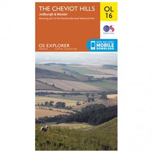 Ordnance Survey Cheviot Hills Outdoor - Wandelkaart Ausgabe 2015