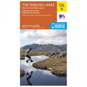 Ordnance Survey OL6 The English Lakes – South Western Area Map - Karten