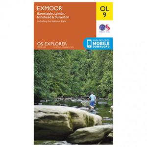 Ordnance Survey Exmoor Outdoor - Wandelkaart Ausgabe 2017