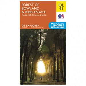 Ordnance Survey Forest Of Bowland / Ribblesdale Outdoor - Wandelkaart Ausgabe 2015