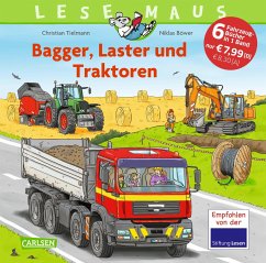 Carlsen LESEMAUS Sonderbände: Bagger, Laster und Traktoren - Alles über Fahrzeuge