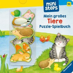 Ravensburger Verlag ministeps: Mein großes Tiere Puzzle-Spielbuch