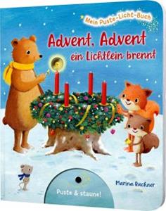Esslinger in der Thienemann-Esslinger Verlag GmbH Mein Puste-Licht-Buch: Advent, Advent, ein Lichtlein brennt