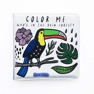 weegallery Magic Bath Book - Colour me Who's in the Rainforest℃