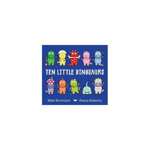 Van Ditmar Boekenimport B.V. Ten Little Dinosaurs - Mike Brownlow