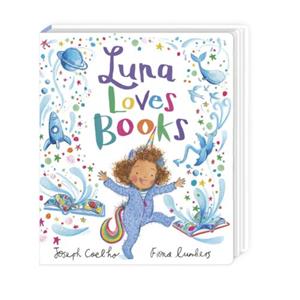 Andersen Press Luna Loves Books (Board Book) - Joseph Coelho