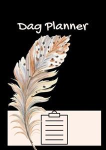 Kris Degenaar Dagplanner - Werkplanner - A4 - Boho - Veer - Zwart - Ongedateerd. -   (ISBN: 9789464651959)