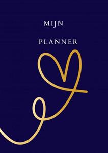 Kris Degenaar Mijn Planner hart blauw/goud. -   (ISBN: 9789464657852)