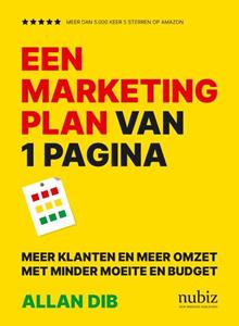 Allan Dib Een marketingplan van 1 pagina -   (ISBN: 9789492790422)