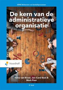 Jan-Carel Bast, Mark Paur, Toine van Boxel De kern van de administratieve organisatie -   (ISBN: 9789001011406)
