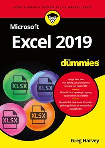 Greg Harvey Microsoft Excel 2019 voor Dummies -   (ISBN: 9789045356389)