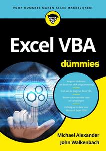 Michael Alexander Microsoft Excel VBA voor Dummies -   (ISBN: 9789045356723)