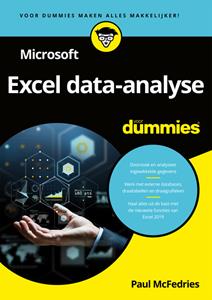 Paul McFedries Microsoft Excel data-analyse voor Dummies -   (ISBN: 9789045358413)
