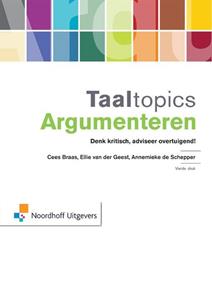 Annemieke Schepper Taaltopics argumenteren -   (ISBN: 9789001809485)