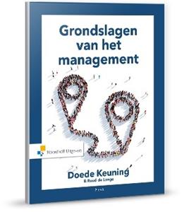 Doede Keuning, Ruud de Lange Grondslagen van het management -   (ISBN: 9789001878887)