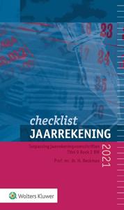 Wolters Kluwer Nederland B.V. Checklist jaarrekening 2021 -   (ISBN: 9789013162196)