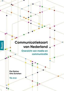 Otto Scholten, Piet Bakker Communicatiekaart van Nederland -   (ISBN: 9789024425884)