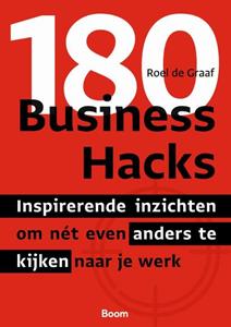 Roel de Graaf 180 Business Hacks -   (ISBN: 9789024443901)