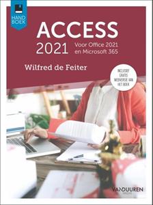 Wilfred de Feiter Handboek Access 2021 -   (ISBN: 9789463562539)