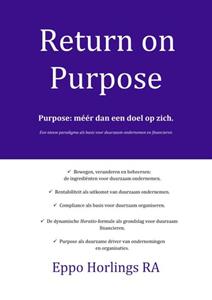 Eppo Horlings Return on Purpose -   (ISBN: 9789082109405)