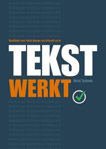 Nicol Tadema- de Voor Tekst werkt -   (ISBN: 9789082606874)