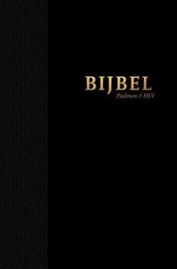 Royal Jongbloed Bijbel (HSV) met Psalmen - hardcover zwart -   (ISBN: 9789065394583)