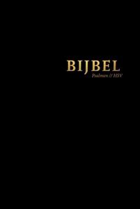 Royal Jongbloed Bijbel (HSV) met Psalmen - zwart leer met goudsnee, rits en duimgrepen -   (ISBN: 9789065394613)