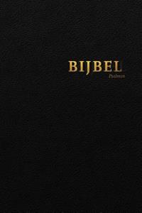 Royal Jongbloed Bijbel (HSV) met psalmen - zwart leer met goudsnee, rits en duimgrepen -   (ISBN: 9789065394811)
