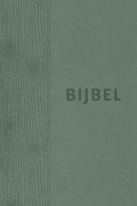 Royal Jongbloed Bijbel (HSV) - groen leer met duimgrepen -   (ISBN: 9789065394835)