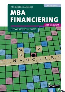 A. Lammers MBA Financiering met resultaat -   (ISBN: 9789463172868)