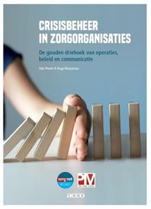 Hugo Marynissen, Stijn Pieters Crisisbeheer in zorgorganisatie -   (ISBN: 9789463445351)