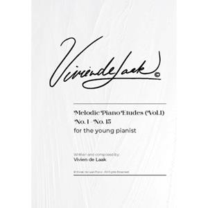 Vivienne Studio Vivien De Laak Melodic Piano Pianist (Vol. 1) - Piano Books Written By Vivien - Vivien de Laak